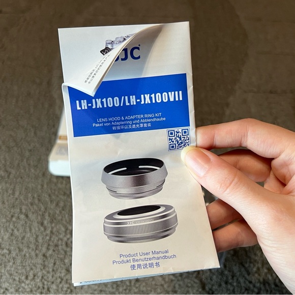 *6 for $10!* JJC LH-JX100 Black Lens Hood for Fujifilm X100V Camera Photography - Picture 11 of 15